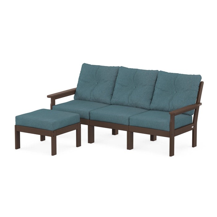 Vineyard 4-Piece Sectional with Ottoman