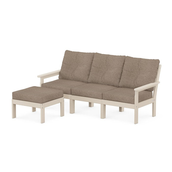 Vineyard 4-Piece Sectional with Ottoman