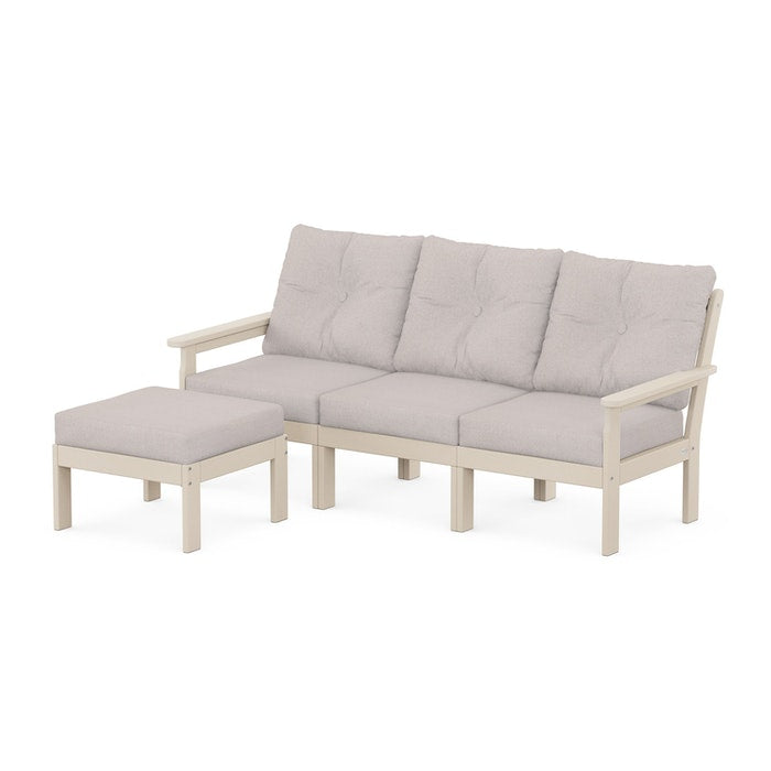 Vineyard 4-Piece Sectional with Ottoman