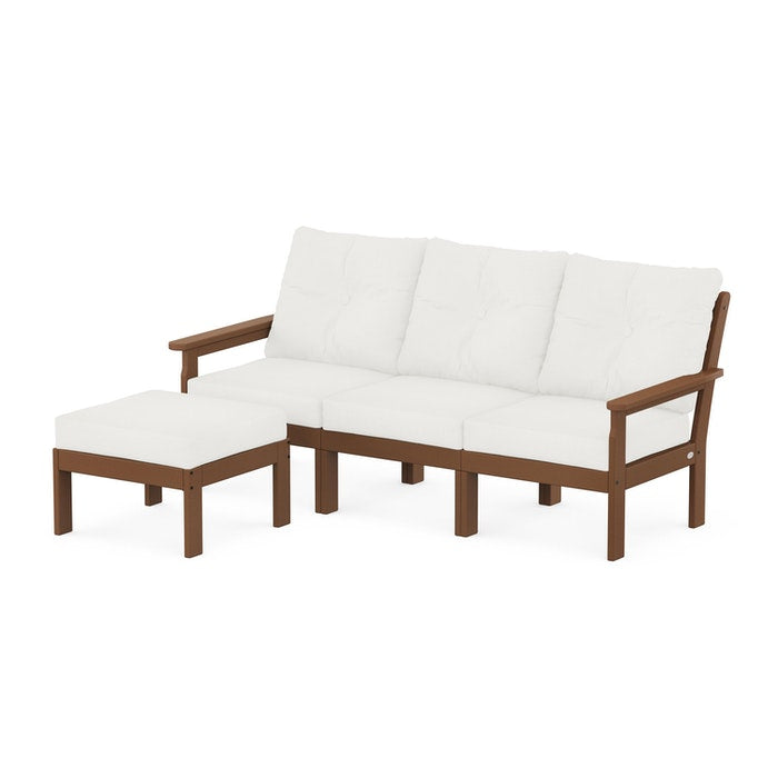 Vineyard 4-Piece Sectional with Ottoman