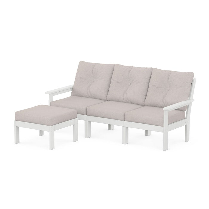 Vineyard 4-Piece Sectional with Ottoman