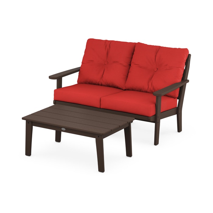 Lakeside 2-Piece Lounge Loveseat Set