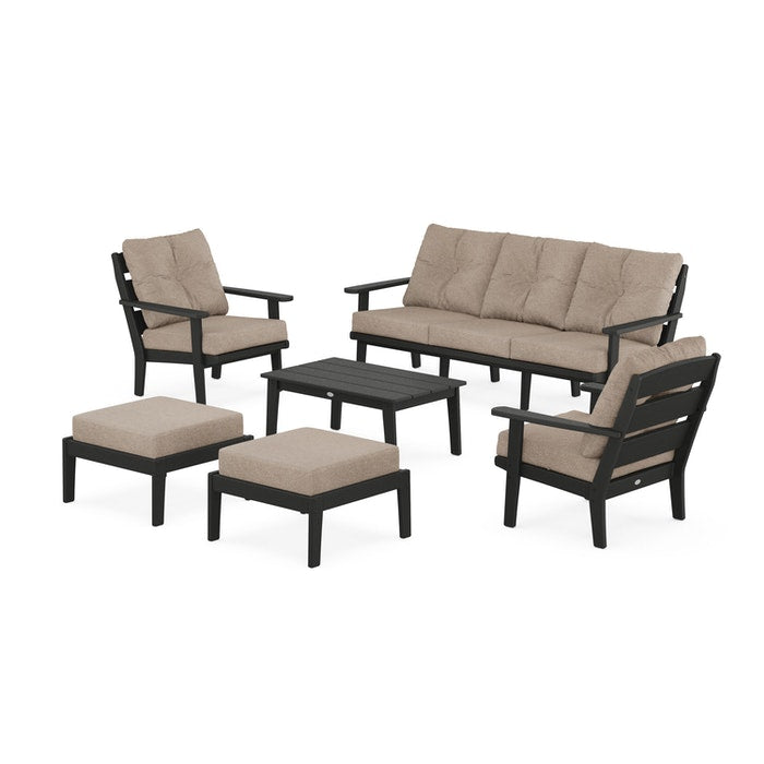 Lakeside 6-Piece Lounge Sofa Set