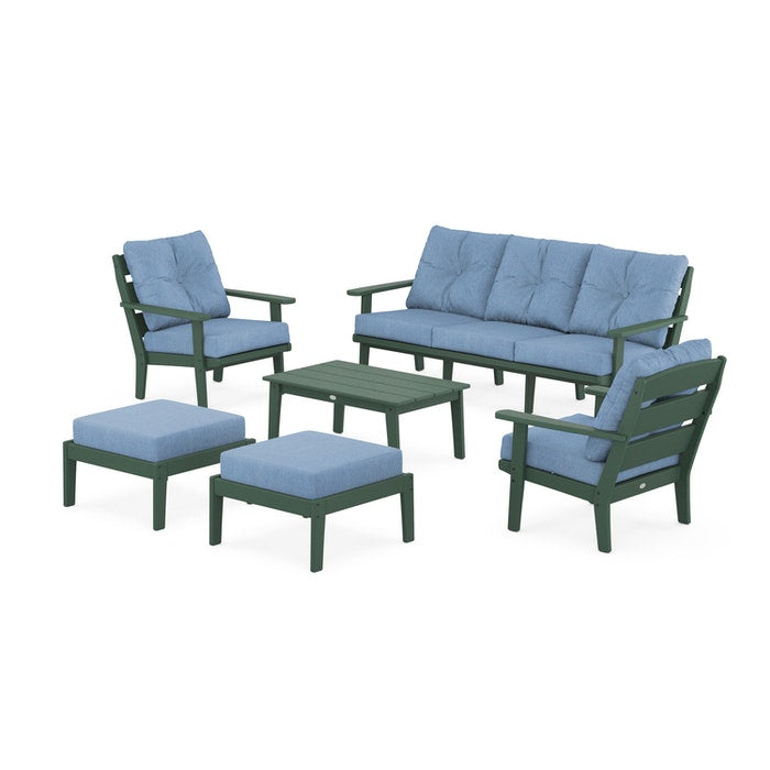 Lakeside 6-Piece Lounge Sofa Set