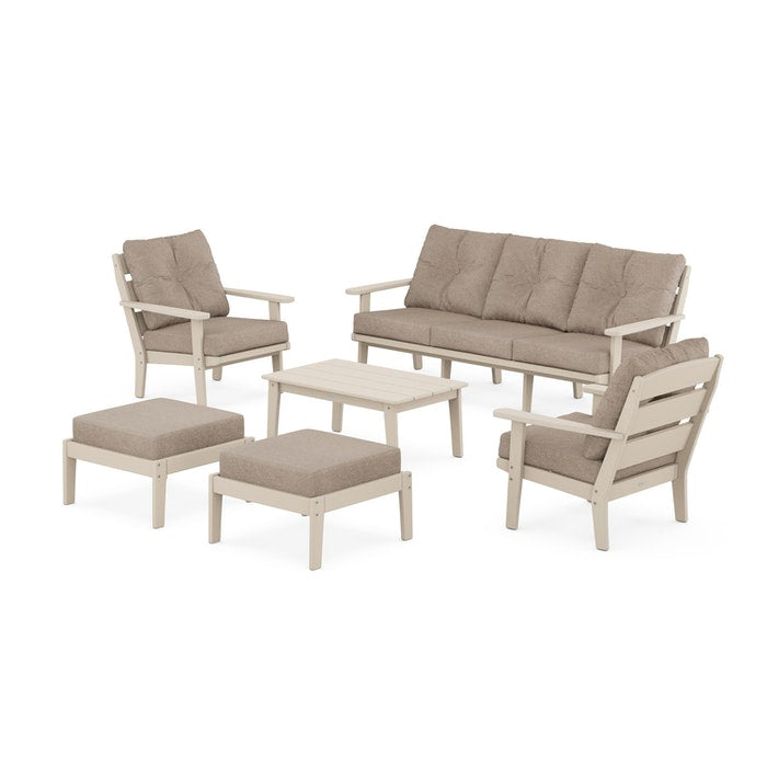 Lakeside 6-Piece Lounge Sofa Set