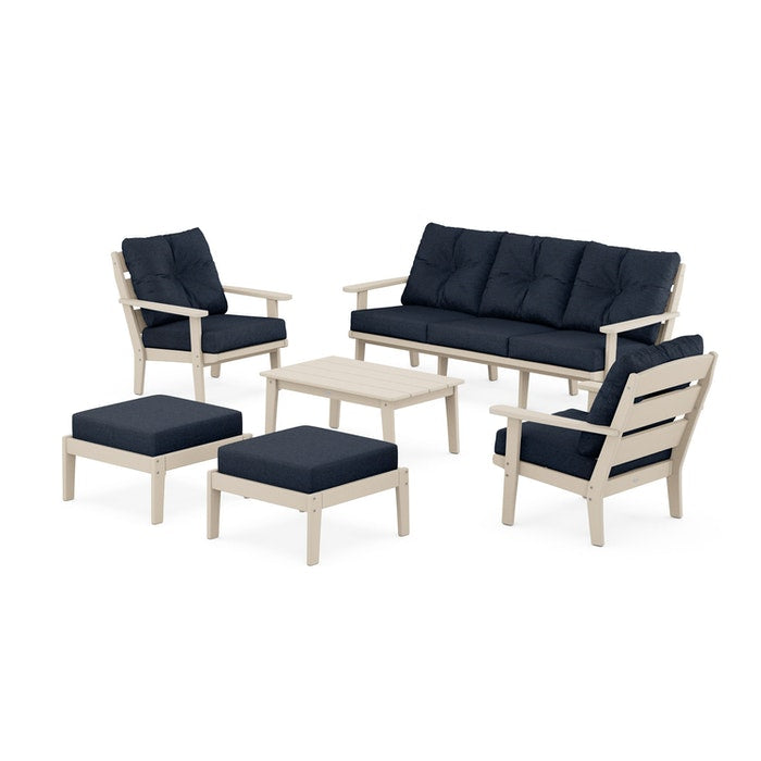 Lakeside 6-Piece Lounge Sofa Set