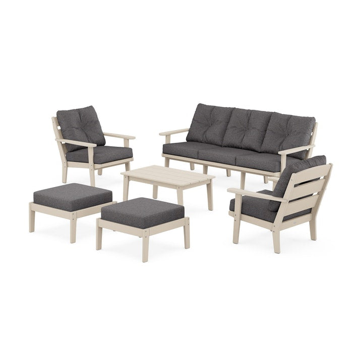 Lakeside 6-Piece Lounge Sofa Set