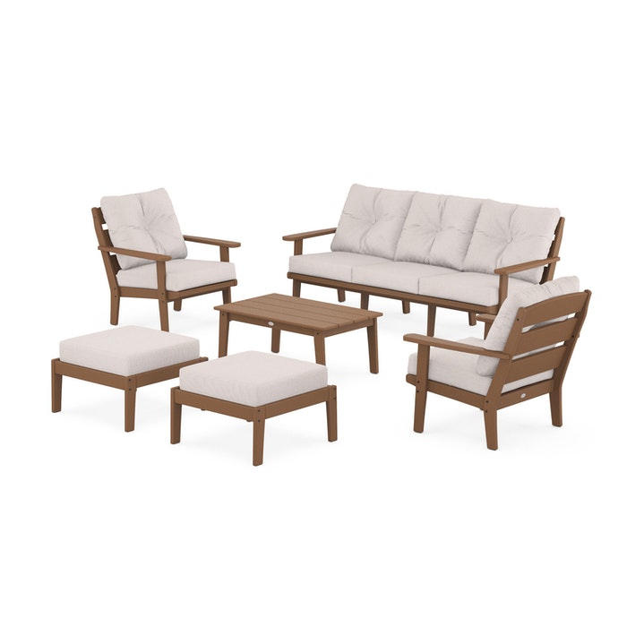 Lakeside 6-Piece Lounge Sofa Set