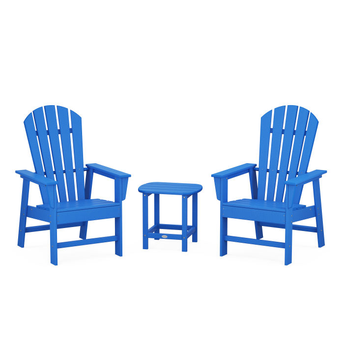 South Beach Casual Chair 3-Piece Set with 18" South Beach Side Table