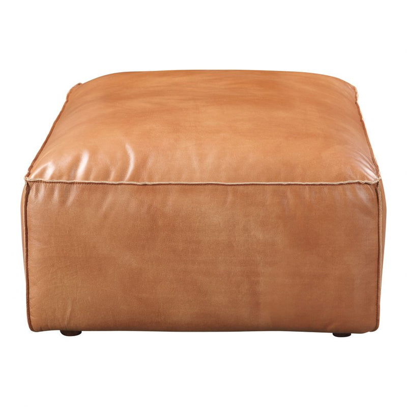 Luxe Ottoman Tan