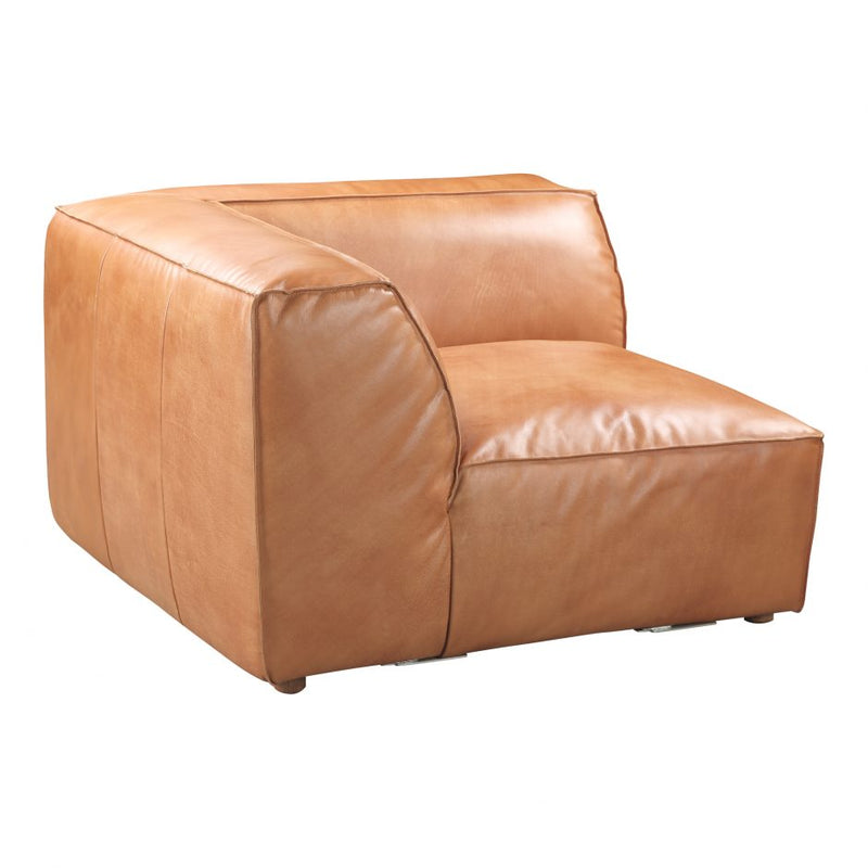 Luxe Corner Chair Tan