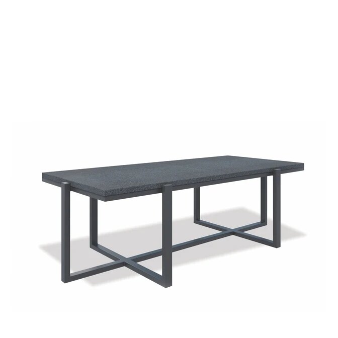 Rectangle Coffee Table With Honed Granite
