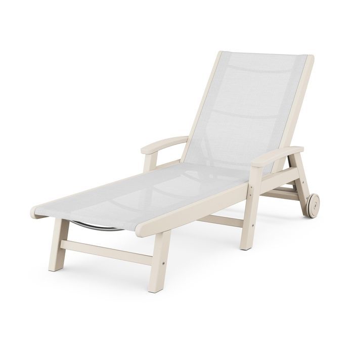 Coastal Chaise with Wheels