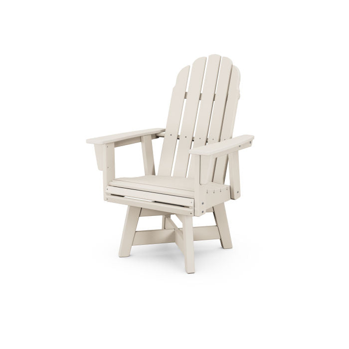 Vineyard Curveback Adirondack Swivel Dining Chair