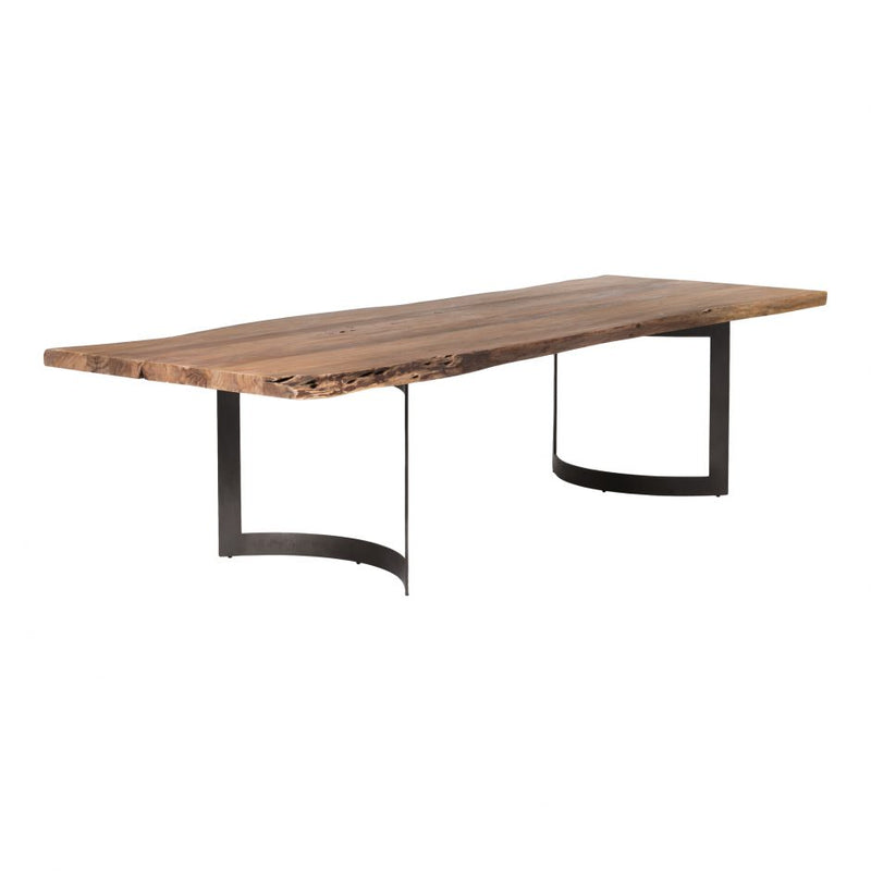 Bent Dining Table Large Smoked