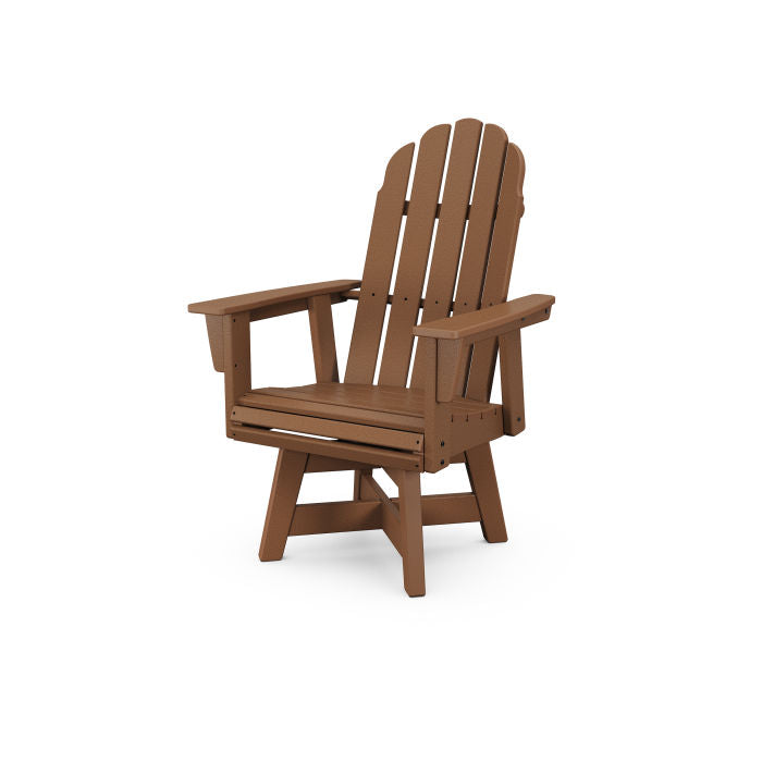 Vineyard Curveback Adirondack Swivel Dining Chair