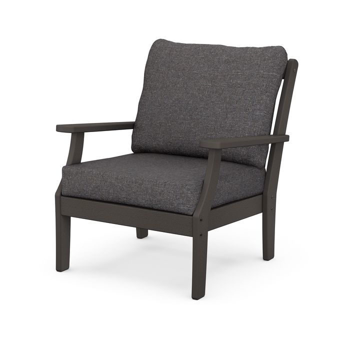 Braxton Deep Seating Chair in Vintage Finish