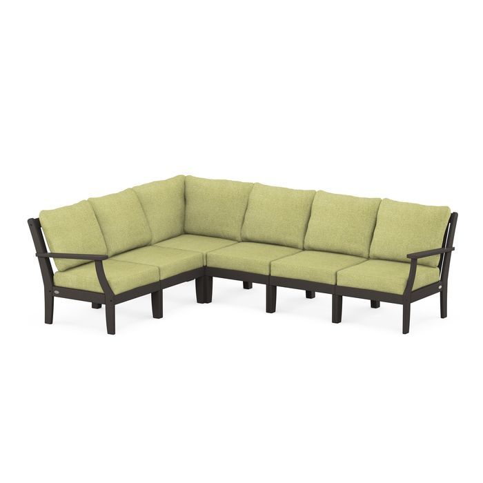 Braxton Modular 6-Piece Deep Seating Set in Vintage Finish