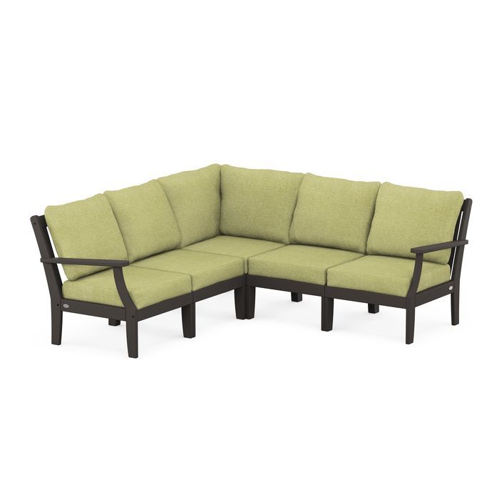 Braxton Modular 5-Piece Deep Seating Set in Vintage Finish