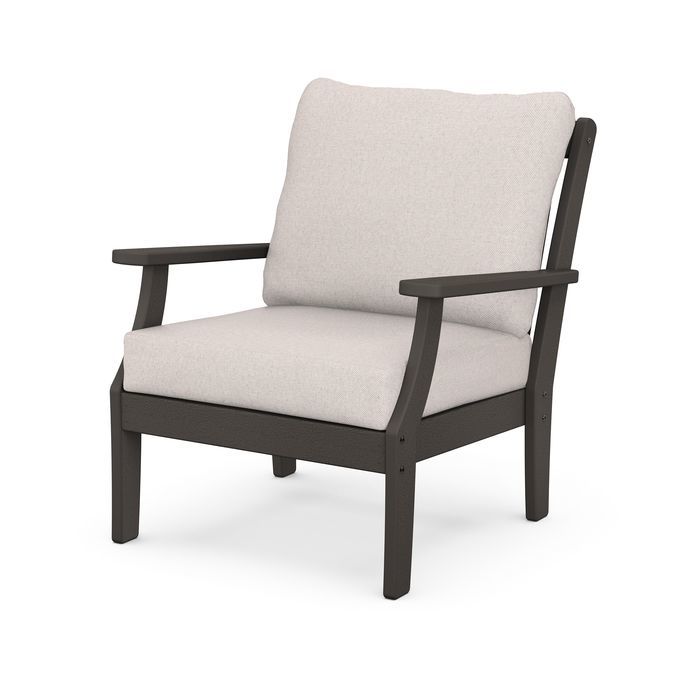 Braxton Deep Seating Chair in Vintage Finish