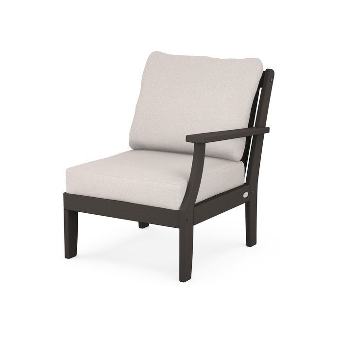 Braxton Modular Right Arm Chair in Vintage Finish