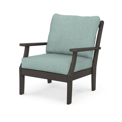 Braxton Deep Seating Chair in Vintage Finish