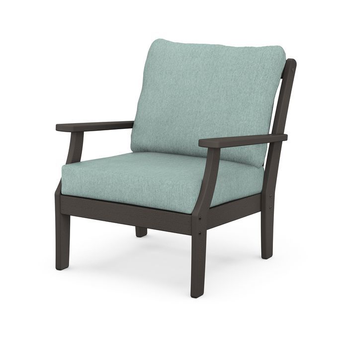 Braxton Deep Seating Chair in Vintage Finish