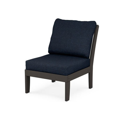 Braxton Modular Armless Chair in Vintage Finish