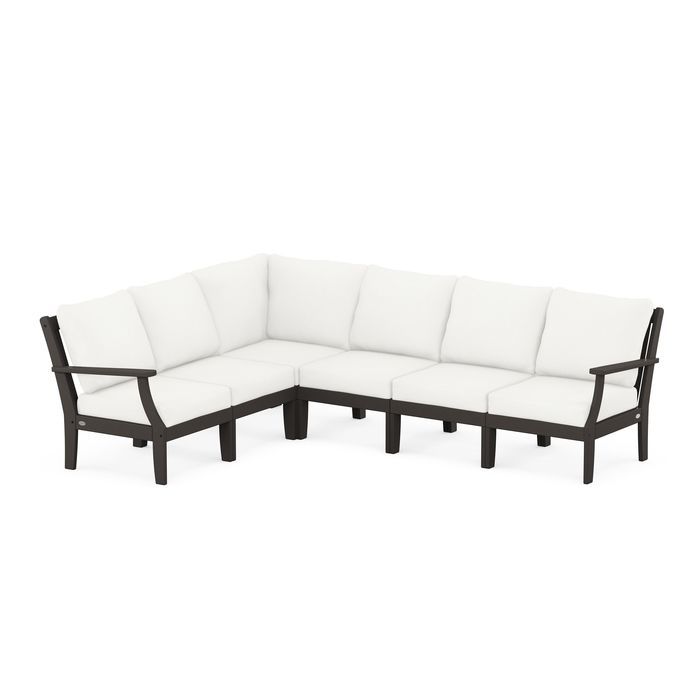 Braxton Modular 6-Piece Deep Seating Set in Vintage Finish