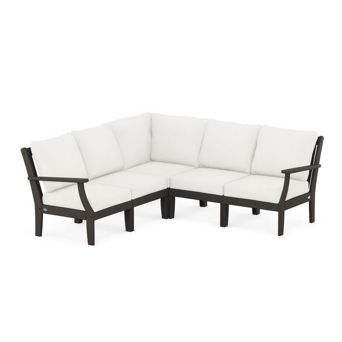 Braxton Modular 5-Piece Deep Seating Set in Vintage Finish