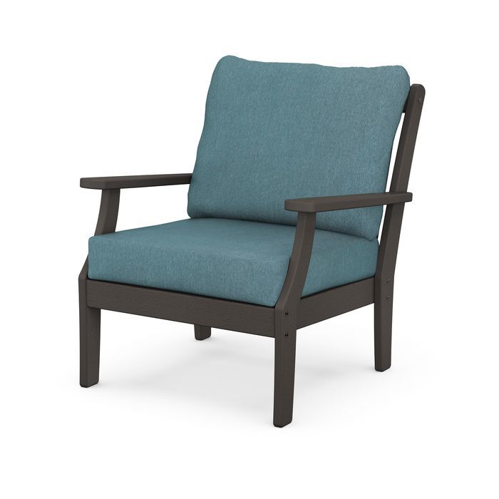 Braxton Deep Seating Chair in Vintage Finish