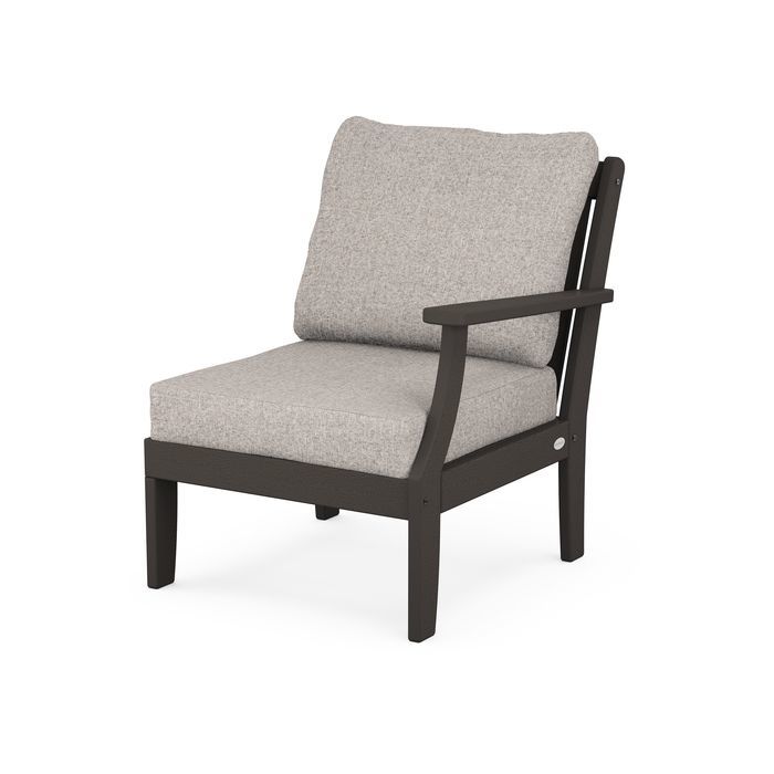 Braxton Modular Right Arm Chair in Vintage Finish