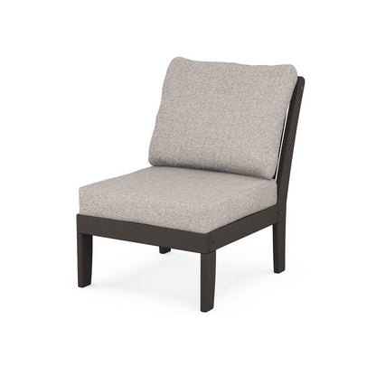 Braxton Modular Armless Chair in Vintage Finish