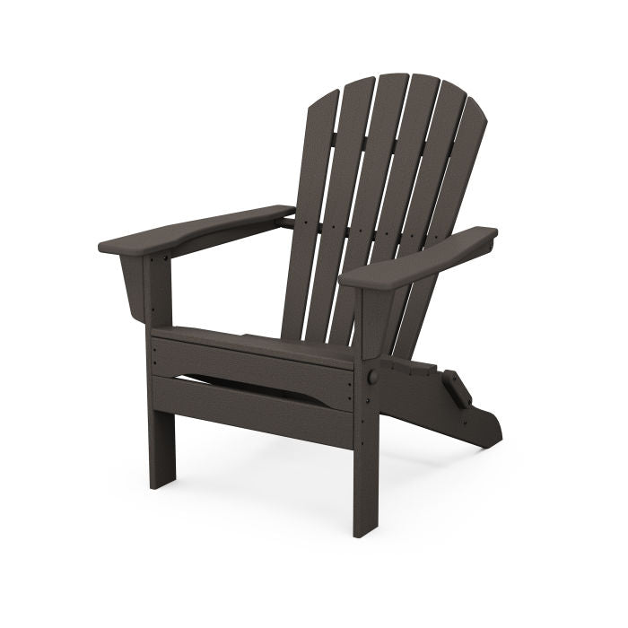South Beach Folding Adirondack Chair in Vintage Finish
