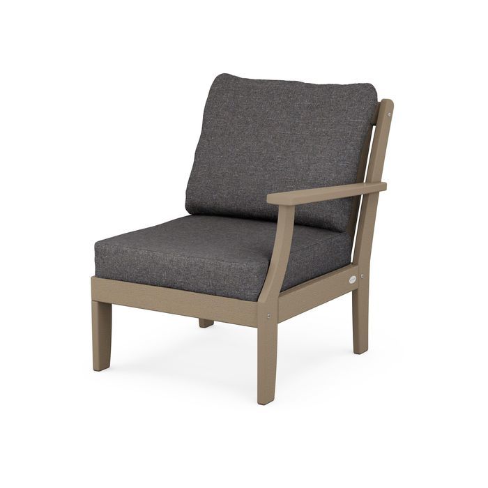 Braxton Modular Right Arm Chair in Vintage Finish