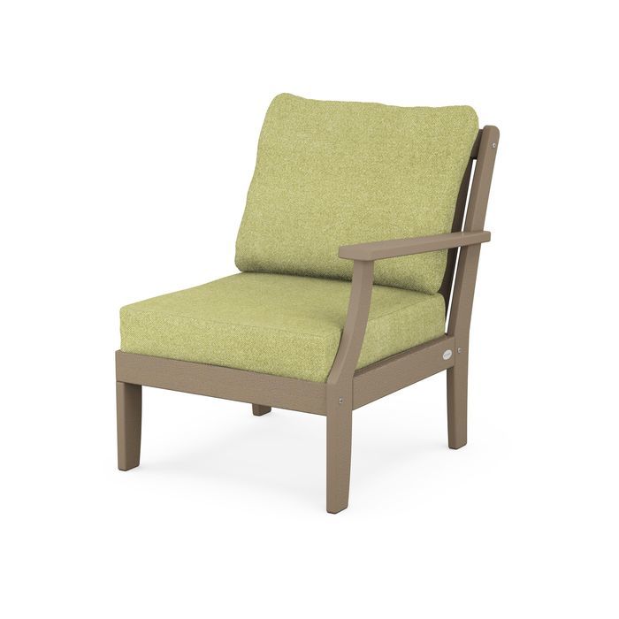 Braxton Modular Right Arm Chair in Vintage Finish