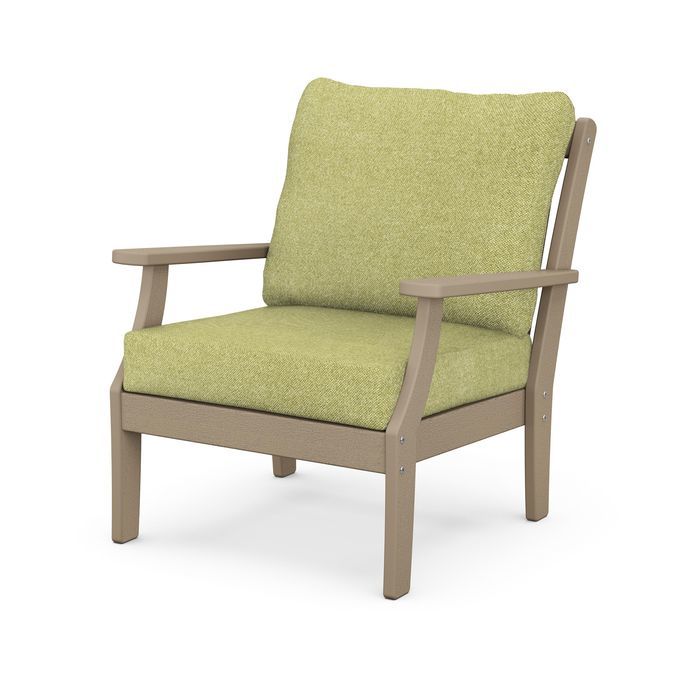 Braxton Deep Seating Chair in Vintage Finish