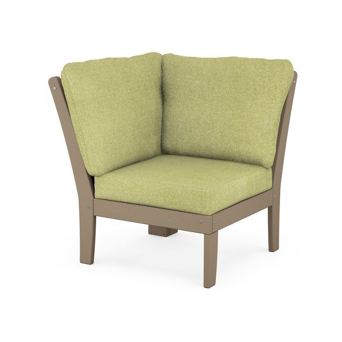 Braxton Modular Corner Chair in Vintage Finish