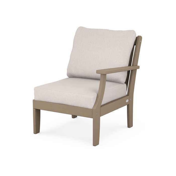 Braxton Modular Right Arm Chair in Vintage Finish