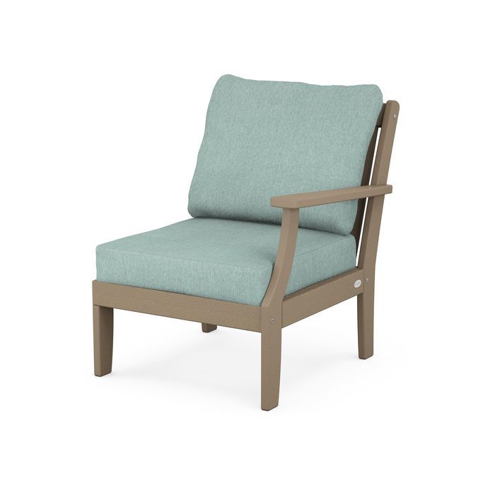 Braxton Modular Right Arm Chair in Vintage Finish