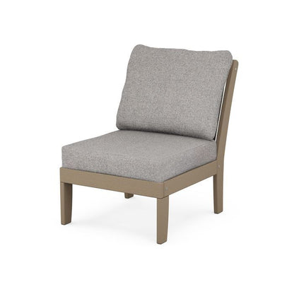 Braxton Modular Armless Chair in Vintage Finish
