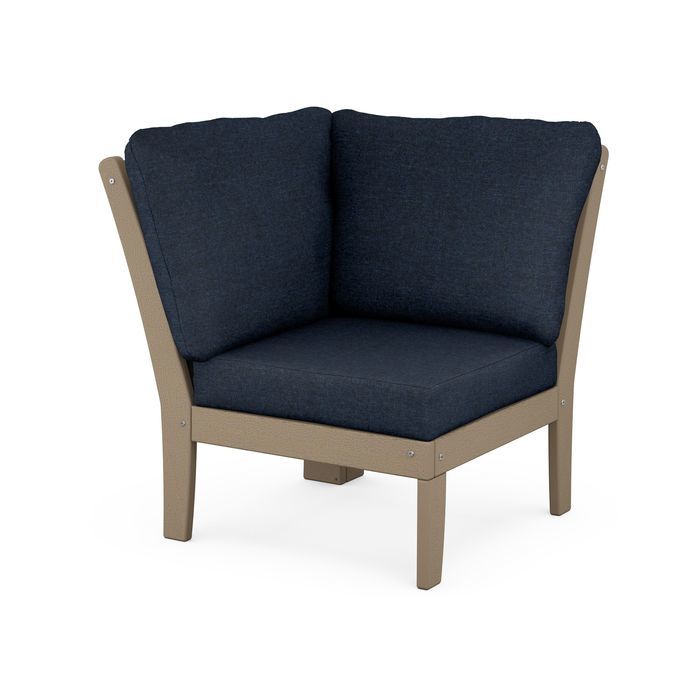 Braxton Modular Corner Chair in Vintage Finish