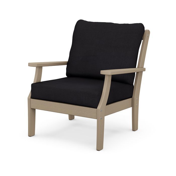 Braxton Deep Seating Chair in Vintage Finish