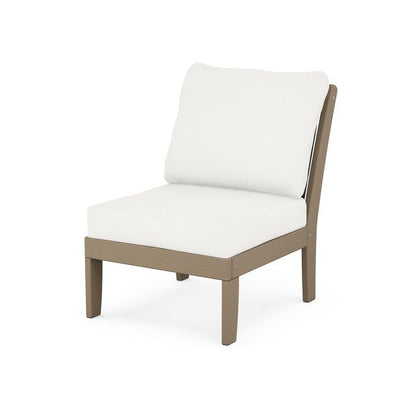 Braxton Modular Armless Chair in Vintage Finish