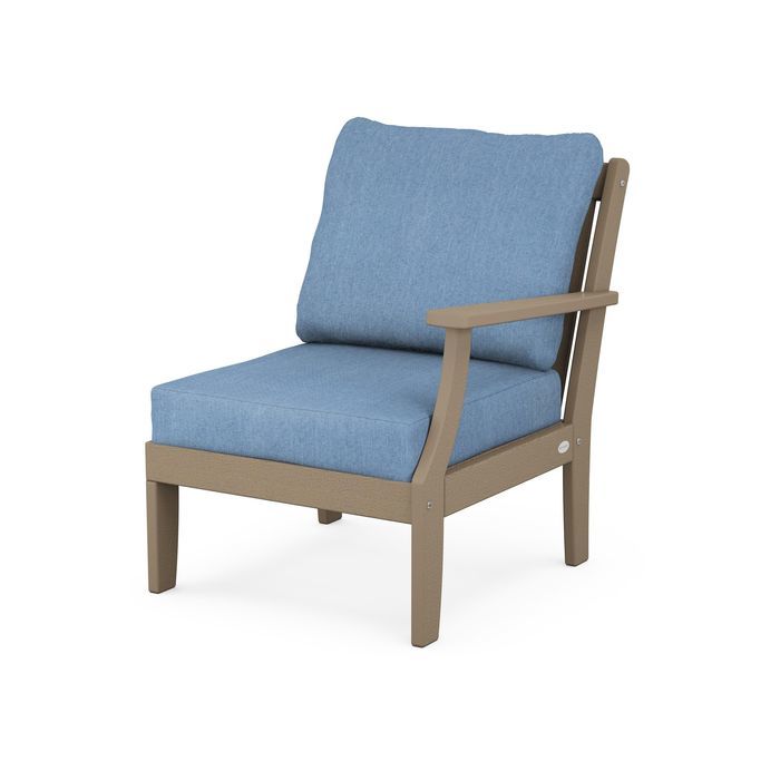 Braxton Modular Right Arm Chair in Vintage Finish