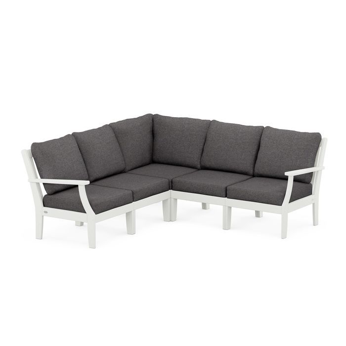 Braxton Modular 5-Piece Deep Seating Set in Vintage Finish