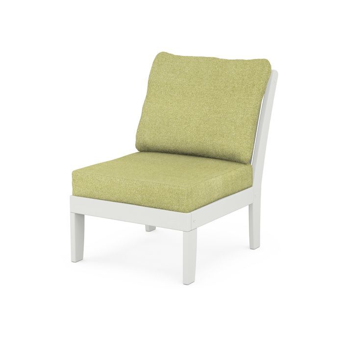 Braxton Modular Armless Chair in Vintage Finish