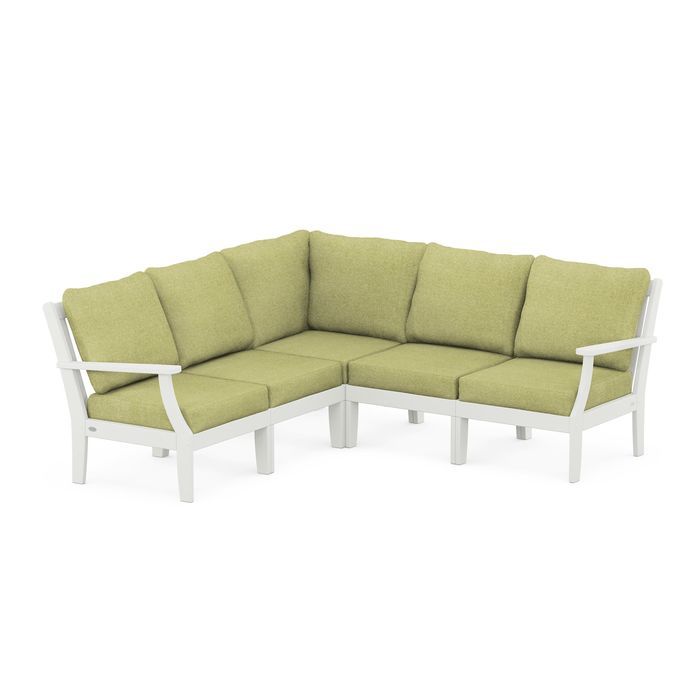 Braxton Modular 5-Piece Deep Seating Set in Vintage Finish