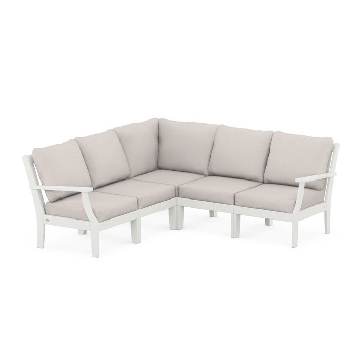 Braxton Modular 5-Piece Deep Seating Set in Vintage Finish