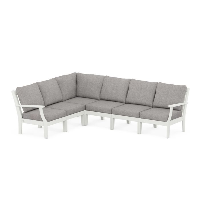 Braxton Modular 6-Piece Deep Seating Set in Vintage Finish